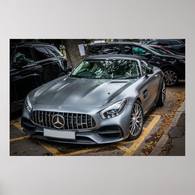 Póster Mercedes AMG SL Roadster (Frente)