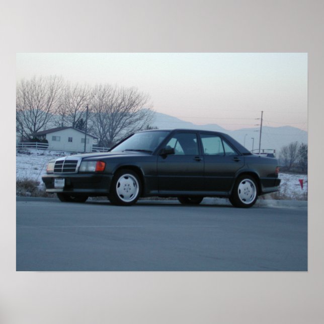 Póster Mercedes-Benz 190 E 2.3-16 (Frente)