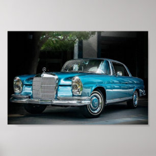 Póster Mercedes Benz 250 SE 1966