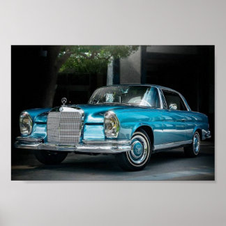 Póster Mercedes Benz 250 SE 1966