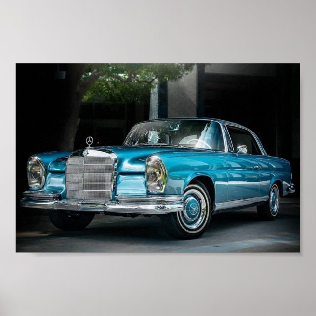 Póster Mercedes Benz 250 SE 1966 (Frente)