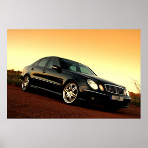 Póster Mercedes Benz E55 AMG