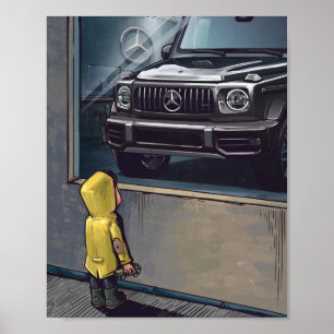 Póster mercedes g class dream car