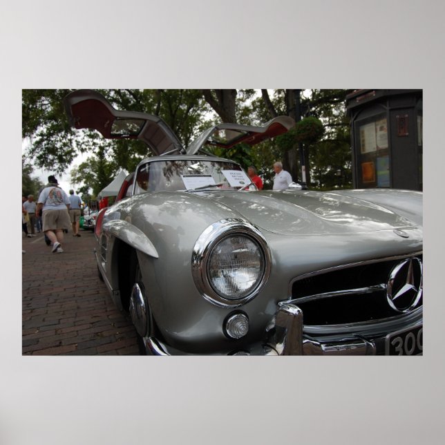 Póster Mercedes Gullwing (Frente)
