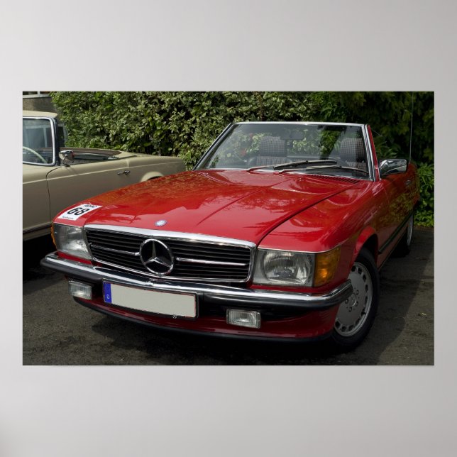 Póster Mercedes Roadster (Frente)