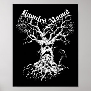 Póster Merch Semataria. Diseñar Un Árbol Fantasma. Haunte