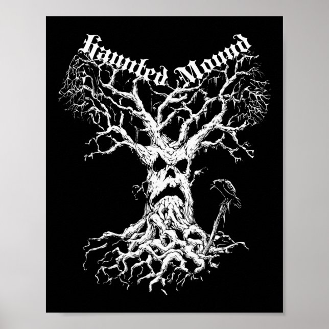 Póster Merch Semataria. Diseñar Un Árbol Fantasma. Haunte (Frente)