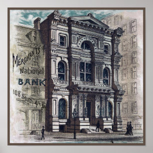 Póster Merchants National Bank - Filadelfia