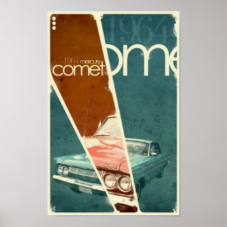 Póster Mercurio Comet de 1964
