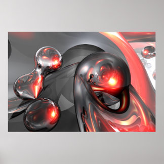 Póster Mercury Rising Abstract Poster