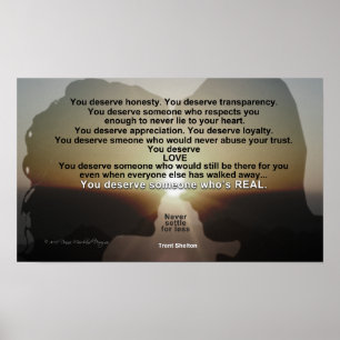 Póster Merecedora de vista