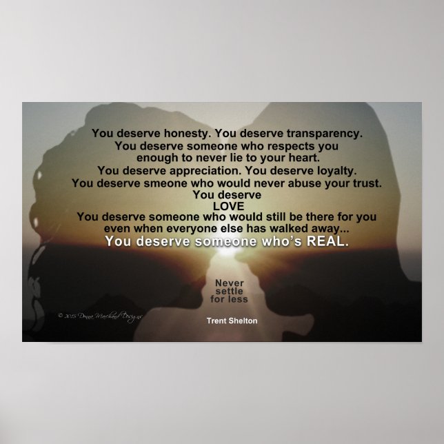 Póster Merecedora de vista (Frente)