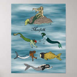 Póster Merfolk
