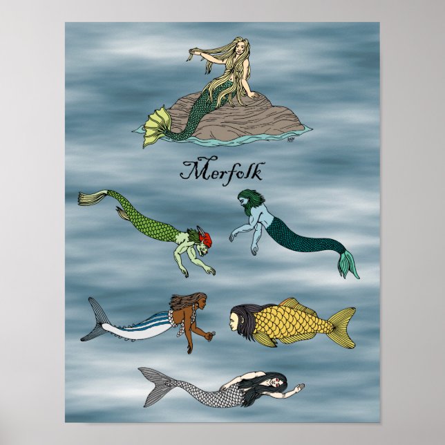 Póster Merfolk (Frente)
