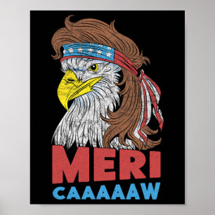 Póster Meri-caaaaw - Eagle Mullet 4 De Julio Eeuu Americ