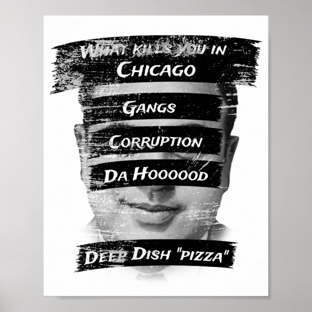 Póster Merica Humor América Estados Unidos Funny Patrioti (Frente)