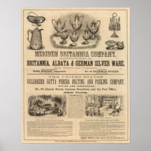 Póster Meriden Britannia Company