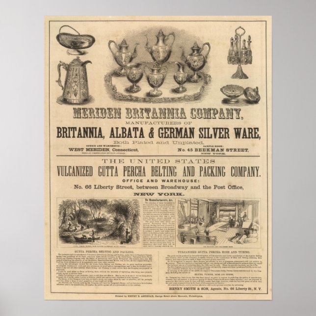 Póster Meriden Britannia Company (Frente)