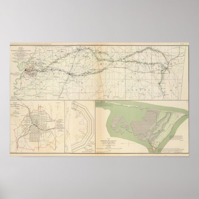 Póster Meridiano de Vicksburg, señorita (Frente)