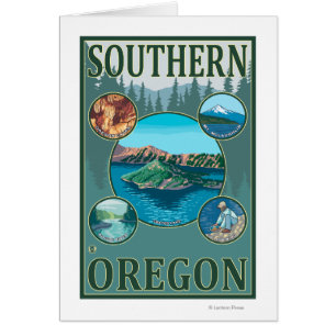 Poster meridional del viaje de OregonScenic