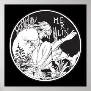 Póster Merlin Aubrey Beardsley