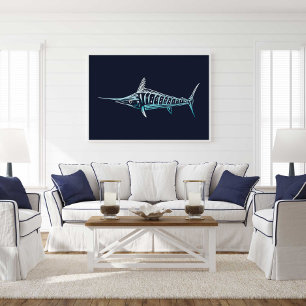 Póster Merlin Sea Creature Print   Merlin Wall Print