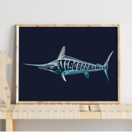 Póster Merlin Sea Creature Print | Merlin Wall Print