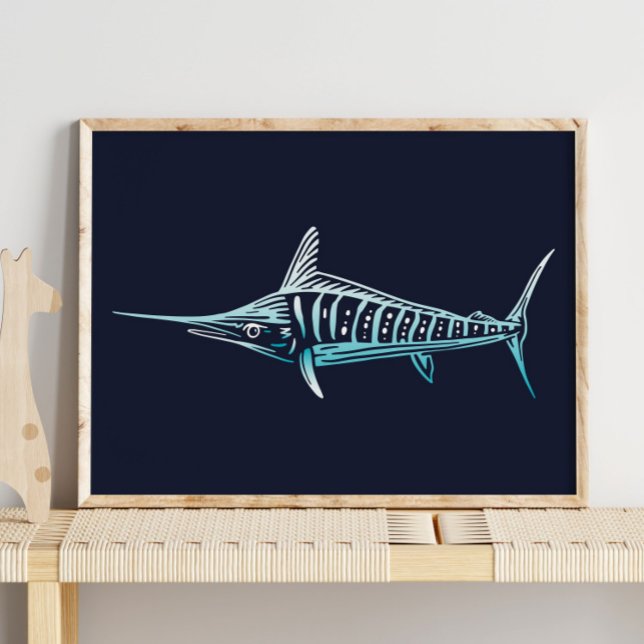 Póster Merlin Sea Creature Print | Merlin Wall Print (Subido por el creador)