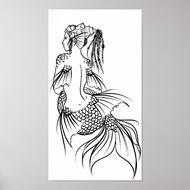 Póster Mermaid (Frente)
