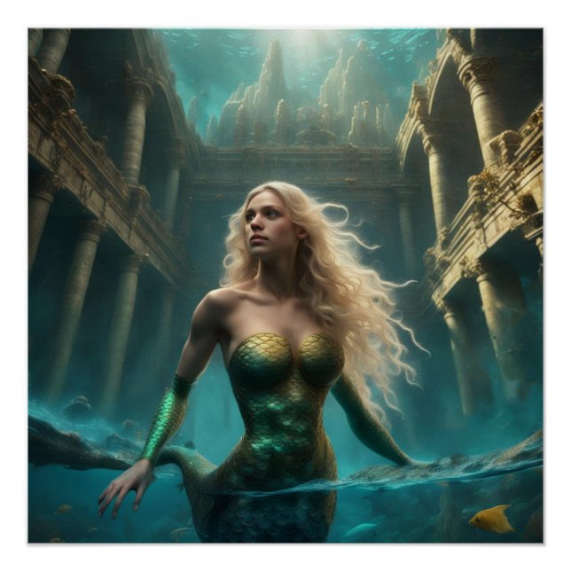 Póster Mermaid (Anverso)