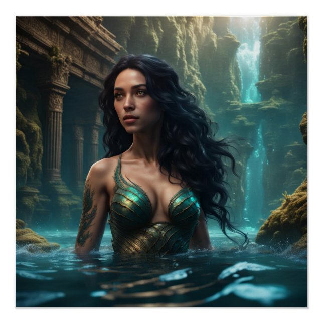 Póster Mermaid (Anverso)