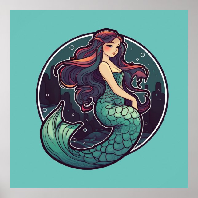 PÓSTER MERMAID #1 (Frente)