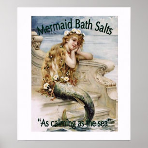 Póster Mermaid Bath Salts Poster