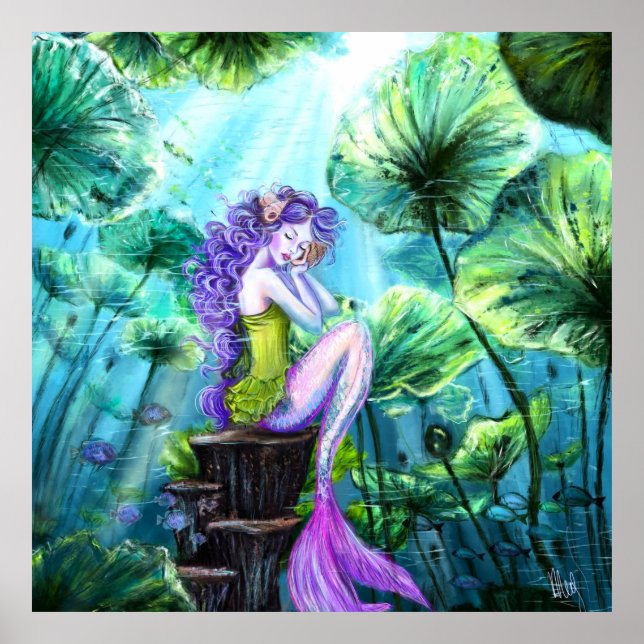 Póster Mermaid Fantasy Poster (Frente)