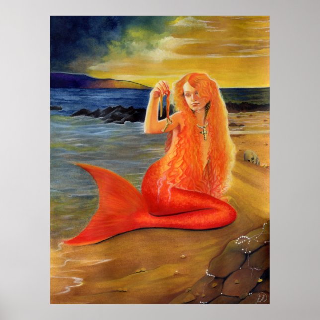 Póster Mermaid Key Sunset POSTER (Frente)