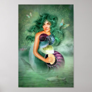 Póster Mermaid Meike