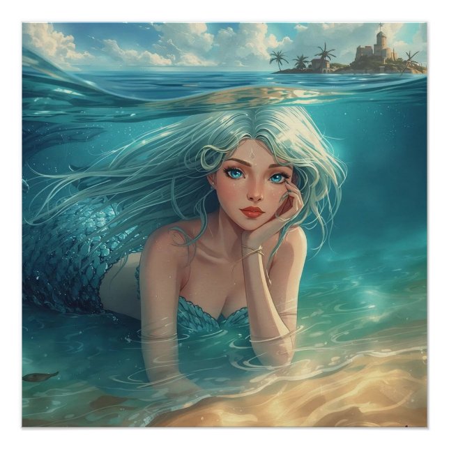 Póster Mermaid of the Island Horizon (Anverso)