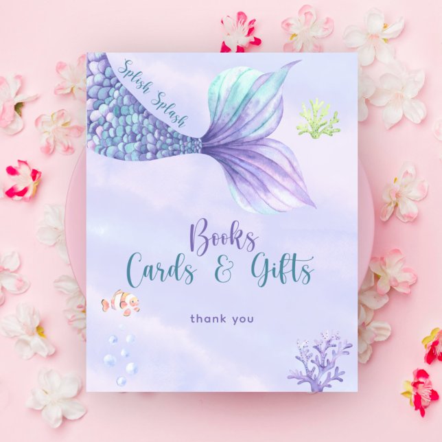 Póster Mermaid Under the Sea Books Tarjetas y regalos (Subido por el creador)