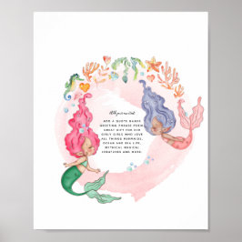 Póster MERMAIDS personalizado