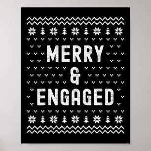 Póster Merry & Anuncio de compromiso de Navidades com