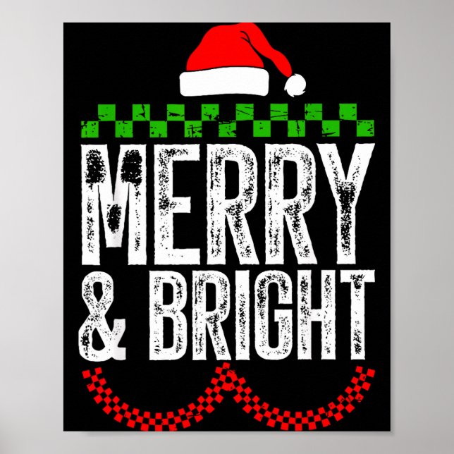 Póster Merry &amp; Bright Moody &amp; Uptight Matching Co (Frente)