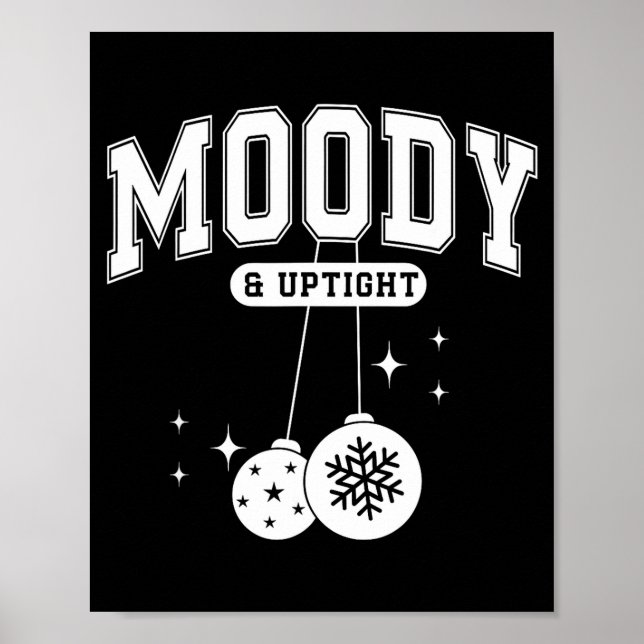 Póster Merry &amp; Bright Moody &amp; Uptight Matching Co (Frente)