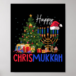 Póster Merry Chrismukkah Navidades felices Hanukkah 2