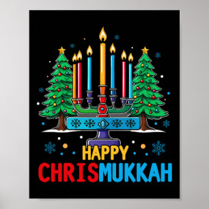Póster Merry Chrismukkah Navidades felices Hanukkah 3