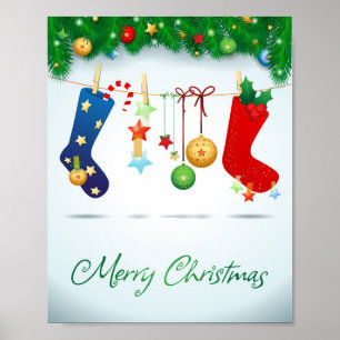 Póster Merry Christmas 