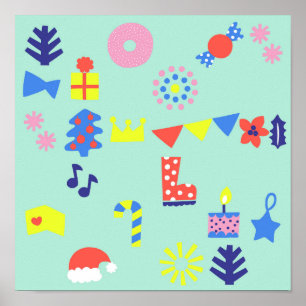 Póster MERRY CHRISTMAS Poster