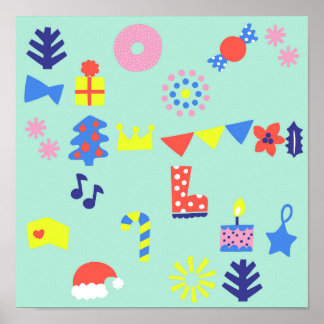 Póster MERRY CHRISTMAS Poster