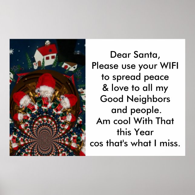 Póster Merry Christmas Poster (Frente)