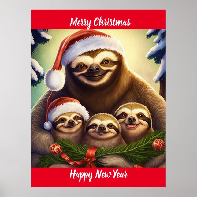 Póster Merry Christmas Slots (Frente)
