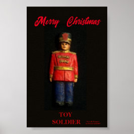 PÓSTER MERRY CHRISTMAS TOY SOLDIER POSTER